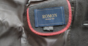 羅蒙（ROMON）羊毛呢西服男士春秋季商務(wù)休閑單西裝大衣保暖外套男XF79黑色XL 曬單實(shí)拍圖