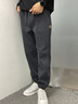花花公子2025夏秋新款男士牛仔褲秋冬季束腳工裝褲男裝寬松彈力休閑長(zhǎng)褲子 2025黑灰色 32 【推薦135-145斤】 曬單實(shí)拍圖