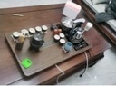 功夫茶具整套全自動(dòng)茶盤一體式泡茶臺(tái)高端客廳排水紫砂茶道 17閃電流水茶盤（92長）+暗香自 39件 曬單實(shí)拍圖