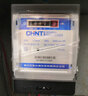 正泰（CHNT）單相電表220v 智能家用高精度出租房電子式電能火表DDS666 7777電度表 正泰電表60A+正泰空開60A+電表箱 曬單實(shí)拍圖
