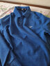 七匹狼長(cháng)袖T恤新款花紗華夫格男士時(shí)尚舒適男裝上衣通勤百搭長(cháng)袖t恤 105(寶藍) XL 175/92A 曬單實(shí)拍圖