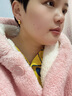 薩蒂瑪18k金色簡約光面金屬圓圈耳環(huán)女素圈耳圈耳扣2025新款耳釘 直徑：1.5厘米 曬單實拍圖