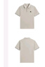 GXG男裝 含桑蠶絲男士商務翻領短袖polo衫 24夏 卡其色 185/XXL 曬單實拍圖