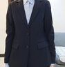 汐蔓嬌小西裝外套女職業(yè)裝女裝套裝秋冬款高級西服經(jīng)理大學(xué)生面試正裝女 黑色西裝+褲子 S 碼(適合體重80-90) 曬單實(shí)拍圖