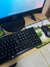 惠普KM100有線(xiàn)鍵盤(pán)鼠標套裝輕音辦公輕薄鍵鼠筆記本臺式電腦通用USB接口 【標準版】黑色鍵盤(pán)鼠標套裝 有線(xiàn) 曬單實(shí)拍圖