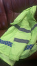 雨帆（yufan）雨衣套裝反光分體雨褲交通路政執勤反光騎行環(huán)衛成人男女防暴雨 藍格綠套裝【網(wǎng)格內襯 帶面罩】 175(XL) 曬單實(shí)拍圖