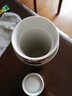 純陶瓷內膽保溫杯非涂層茶水分離杯高顏值男女士泡茶杯學(xué)生辦公室 珍珠白【不帶茶隔】 曬單實(shí)拍圖