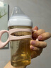 適配hengen手柄奶瓶配件赫根硅膠把手奶瓶重力球吸管寬口徑奶瓶通用型硅膠手柄吸管 粉色硅膠手柄 曬單實(shí)拍圖