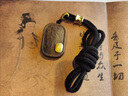 秦庭瀾境 QINTINLANJIN沉香吊墜女天然越南芽莊黃奇楠鑲嵌心經(jīng)男士款棋楠木掛件無事牌 約30*20*11MM* 8G (總長約37CM) 曬單實拍圖