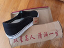 雙星八特帆布鞋男韓版潮流一腳蹬懶人鞋休閑鞋女情侶鞋老北京布鞋 黑色甲板 44 曬單實(shí)拍圖