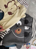 奧特曼品牌童裝嬰兒衣服春秋款新生兒連體衣爬服滿月周歲寶寶哈衣棒球服 咖色 73cm 曬單實拍圖