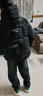 卡兔藍貓男童棉服冬季2023新款中大童男孩純色棉襖潮兒童裝加厚羽絨棉外套 黑色 170 曬單實(shí)拍圖