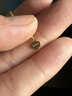 中鑫珠寶爆閃鴿子蛋項鏈女足金999項鏈花絲橢圓吊墜5G工藝首飾女 10.33g 曬單實拍圖