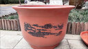 陶林陶瓷花盆特大號粗陶紫砂陶土大號花盆客廳蘭花盆粗砂盆景透氣 紅盆平口圓盆口徑60cm 曬單實(shí)拍圖