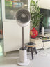 大宇【智能語(yǔ)音播報】空氣循環(huán)扇空調扇氛圍燈家用變頻落地電風(fēng)扇新款 【新升級】奶糖白 曬單實(shí)拍圖