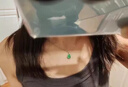 翡祥閣碧綠小葫蘆項鏈女輕奢時(shí)尚氣質(zhì)感百搭祖母綠玉石葫蘆頸鏈送物 小葫蘆項鏈 曬單實(shí)拍圖