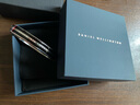 丹尼爾惠靈頓（DanielWellington）dw手鐲 銀色與曜目黑撞色情侶手鐲 生日禮物送女友送男友 銀色與黑撞色中號  DW00400254 曬單實(shí)拍圖