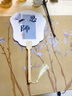 端午節(jié)揚(yáng)州非遺漆扇成品漂流漆扇禮品蘇州伴手禮手工飾品扇子 五款各一 曬單實(shí)拍圖