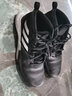 adidas OWNTHEGAME團隊款中幫實(shí)戰籃球鞋男女小童兒童阿迪達斯 黑色/白色   38.5 曬單實(shí)拍圖