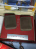 依樂福項(xiàng)鏈禮盒空盒絨布鐵首飾盒飾品收納盒戒指項(xiàng)鏈?zhǔn)骤C吊墜時尚首飾包 褐色戒指盒 曬單實(shí)拍圖