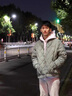 黑盒白棉服男秋冬季新款美式菱形格寬松情侶休閑潮流ins棉衣百搭外套男 ZJ-M21卡其 XL 曬單實(shí)拍圖