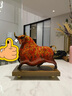 莫尼森  MOREISAN黃銅大漆牛氣沖天牛擺件創(chuàng)意客廳辦公室桌面裝飾品擺件開業(yè)禮物品 小號大漆紅色牛氣沖天+胡桃木底 曬單實(shí)拍圖