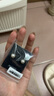 阿吉豆耳釘女春日上新925銀針春夏新款小眾精致百搭珍珠耳釘生日禮物女 白色 8mm 長2 cm  寬0.9cm 曬單實拍圖