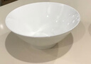 玉蝶景德鎮(zhèn)陶瓷碗家用吃飯大號湯碗面碗日式白色斗笠碗骨瓷米飯碗深盤 7英寸6個裝（推薦大面碗） 曬單實拍圖