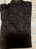 FSHE高領(lǐng)蕾絲打底衫女內搭春秋新款性感網(wǎng)紗鏤空鉤花洋氣上衣修身長(cháng)袖 黑色長(cháng)袖打底衫 5XL 嗎[建議160-180斤] 曬單實(shí)拍圖