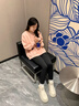 貞喜氣厚底雪地靴女款冬季加絨加厚保暖靴面包女鞋東北棉鞋增高鞋短靴子 37 (235mm) 曬單實(shí)拍圖