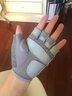 耐力克斯半指手套健身騎行擼鐵壺鈴防起繭防滑瑜伽硬拉專(zhuān)用器械訓練單杠秋 薄荷綠【耐磨防滑】 S號【適合掌圍14-16cm】 曬單實(shí)拍圖
