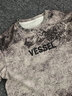 XVESSEL啞光發(fā)泡潑灑水墨T恤夏季時尚潮流百搭短袖 潑灑水墨T恤 S 曬單實拍圖