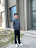 SHANSHAN杉杉長(cháng)袖T恤男春秋款假兩件商務(wù)男士休閑襯衫領(lǐng)打底衫內搭上衣 曬單實(shí)拍圖