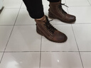 添柏嵐（Timberland）官方踢不爛男鞋經(jīng)典馬丁靴高幫戶外偏大|15551 15551W/寬版/棕色 43 鞋內(nèi)長(zhǎng)：27cm 曬單實(shí)拍圖