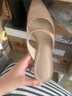 CHARLES&KEITH時(shí)尚尖頭粗跟穆勒鞋女生日禮物送女友CK1-61720118 Nude肉色 35 曬單實(shí)拍圖