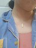 中國黃金1314暴富小金條黃金項鏈女足金吊墜情人節七夕情人節禮物送女友老 足金吊墜+足金鏈 曬單實(shí)拍圖
