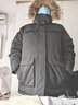 君羽戶外800蓬羽絨服男中長(zhǎng)款冬季加厚保暖工裝風(fēng)大鵝絨服52035 黑色 2XL （推薦176-190斤） 曬單實(shí)拍圖