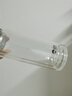匡迪（DKADI）玻璃杯雙層隔熱防爆防燙泡茶男女濾網(wǎng)大容量水杯子高檔水晶可定制 珍珠白-升級防燙防漏墊圈 280ml 曬單實(shí)拍圖
