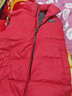 鴨鴨（YAYA）羽絨馬甲短款立領(lǐng)保暖商務(wù)休閑百搭外穿羽絨馬夾輕薄羽絨服外套PG 紅色 3XL (190) 曬單實(shí)拍圖
