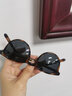 MOSCOT LEMTOSH太陽(yáng)鏡男士 復(fù)古玳瑁色小框板材眼鏡 高級(jí)感橢圓形偏光墨鏡女款潮 玳瑁色框+偏光灰色鏡片 曬單實(shí)拍圖
