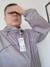波司登（BOSIDENG）防曬衣男夏季戶(hù)外款釣魚(yú)服防紫外線(xiàn)撞色條風(fēng)感波粒透氣涼感外套 水銀灰8025 L 180/100A 曬單實(shí)拍圖