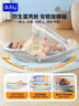 澳貝（auby）新生嬰兒玩具腳踏鋼琴乳膠健身架搖搖椅健身架2合1多功能新生禮物 藍牙乳膠搖椅健身架 曬單實(shí)拍圖