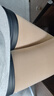 廣月藍pu皮短褲女小個(gè)子高腰顯瘦熱褲秋冬季休閑百搭顯瘦松緊腰闊腿靴褲 黑色 M 曬單實(shí)拍圖
