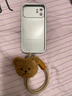 圣圖朗新款16潑墨立體咖啡小熊適用15iphone手機殼13大視窗鏡頭8Plus卡通可愛女掛繩14pro高級感12保護(hù)套 大視窗-白-潑墨英文-立體咖啡小熊-小熊掛繩 iPhone 12 曬單實拍圖