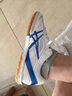 ASICS亞瑟士 乒乓球鞋男女款夏季透氣愛世克斯TPA327專業(yè)乒乓球運動鞋 1073A060-101 白藍色 42.5 曬單實拍圖