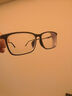 USEEME 方形大臉全框輕配鏡TR90成品眼睛近視眼鏡防藍光男女散光變色150 200 300度 黑色 定制近視1.74防藍光鏡片 曬單實(shí)拍圖