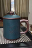 洛湘宜興紫砂杯蓋杯純手工泡茶杯男女士原礦綠泥粉漿竹影杯辦公杯茶杯 曬單實拍圖