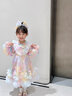 A21funb女童洛麗塔公主裙小女孩秋冬2025新款洋氣兒童蓬蓬彩虹網(wǎng)紗連衣裙 春-秋幻彩M650+幻彩發(fā)飾 120 cm 曬單實(shí)拍圖