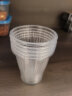 茶花一次性杯子航空杯210ml*100只加厚硬塑料杯商务太空杯透明饮水杯* 实拍图