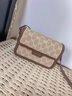 愛(ài)情海包包女包斜挎包小方包單肩手機包小眾生日禮物高級感送女友老婆 【棕咖色】品牌百搭休閑 通勤腋下包時(shí)尚簡(jiǎn)約輕奢ck風(fēng) 曬單實(shí)拍圖